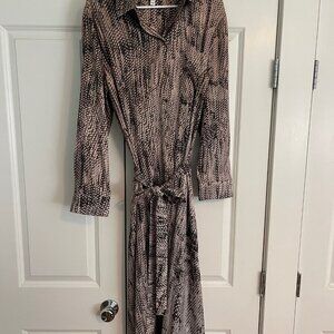 XL - XXL Never Worn Banana Republic Snake Print Midi Dress - N w/o Tag